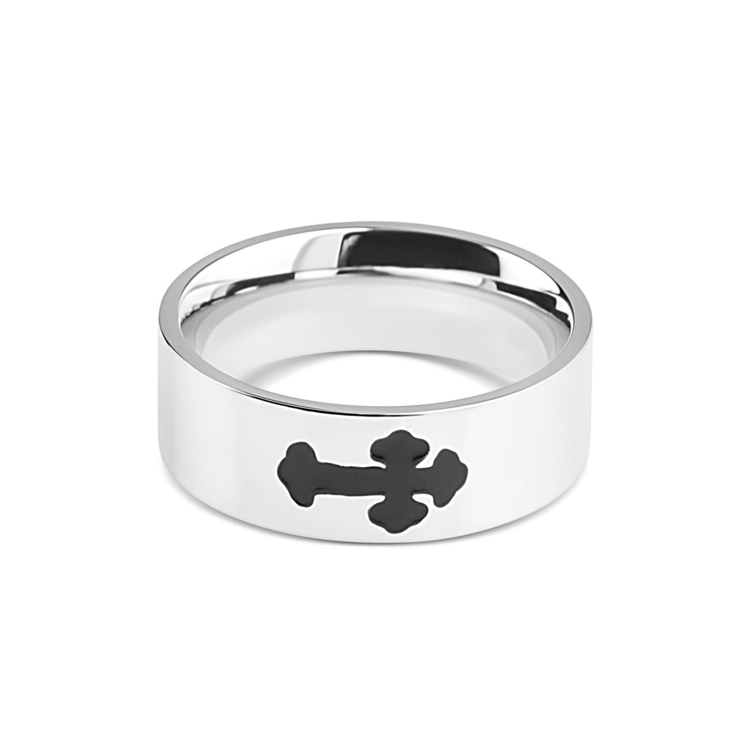 Black Cross Ring - Anellissimo