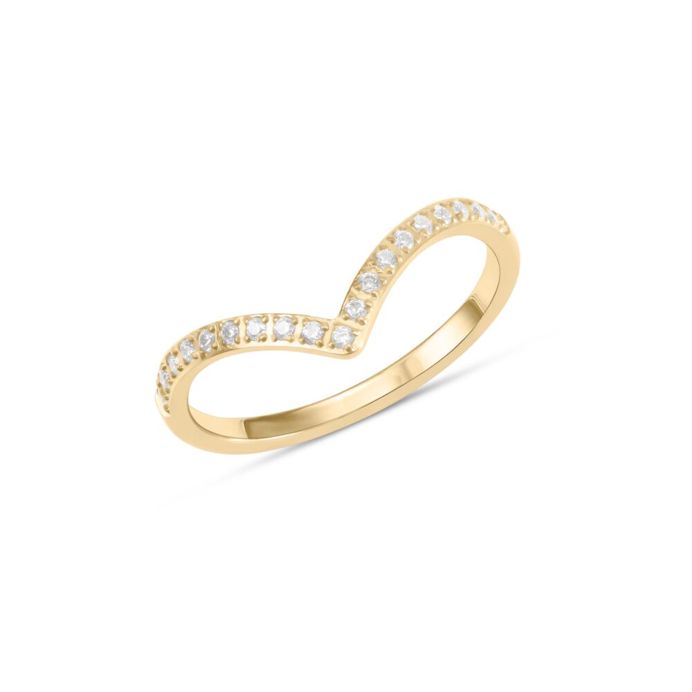 Anello Venus gold in acciaio 304L AC081