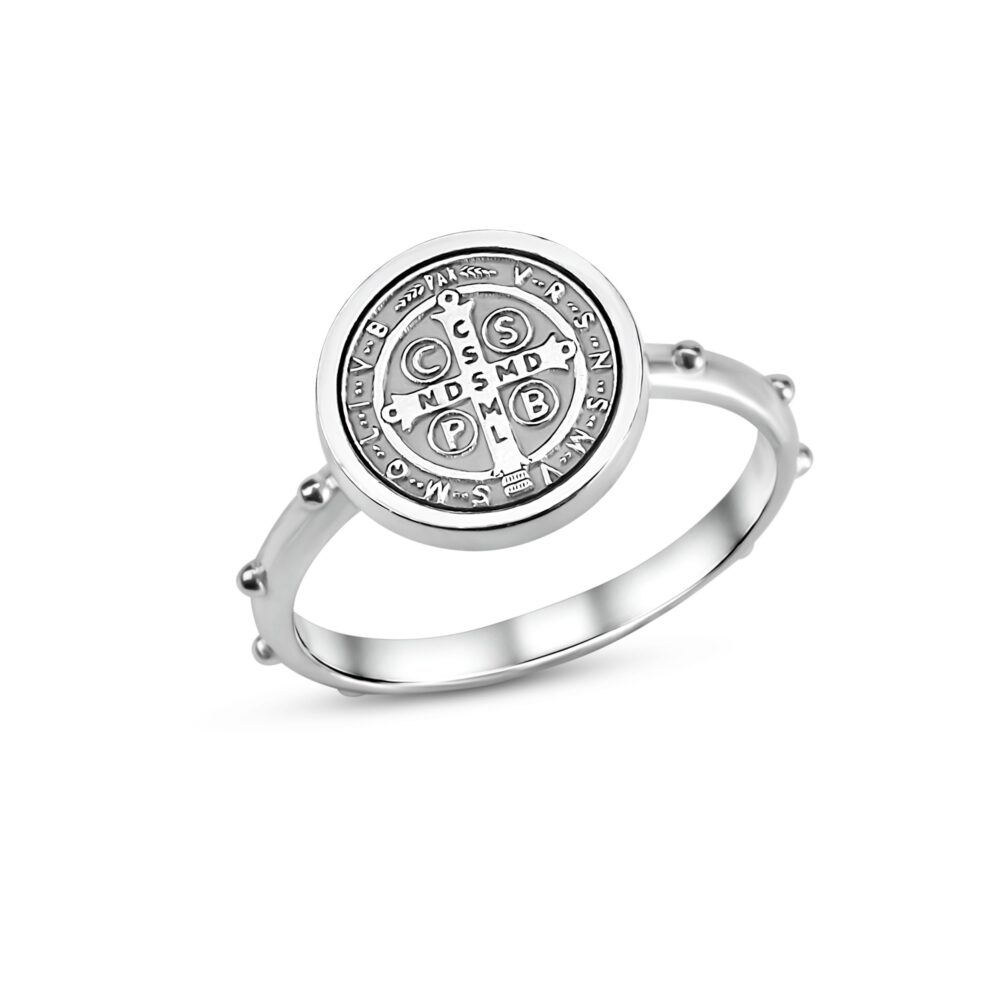 Anello con Croce di San Benedetto